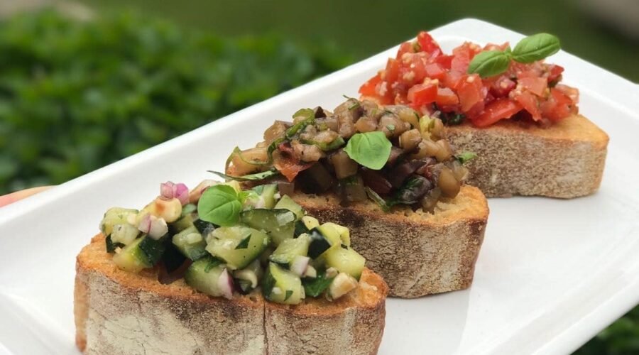Trio de bruschetta - De la classique à la revisitée