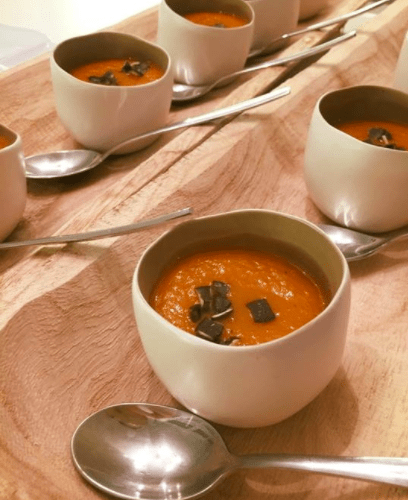 Potage courge butternut et mangue • Leslie en Cuisine