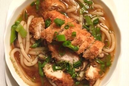 Ramen de poulet croustillant - Recette japonisante de Leslie en cuisine