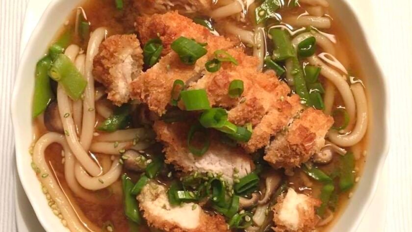 Ramen de poulet croustillant - Recette japonisante de Leslie en cuisine