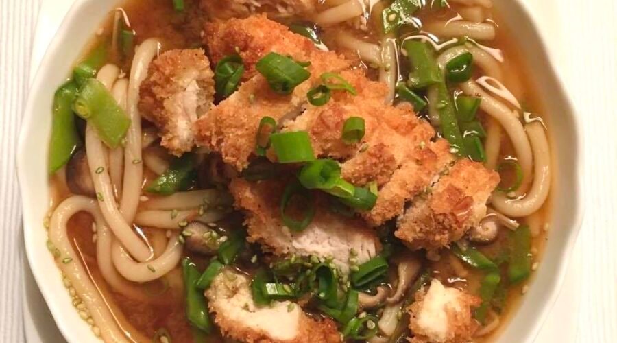 Ramen de poulet croustillant - Recette japonisante de Leslie en cuisine