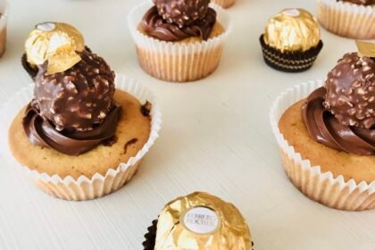 Cupcakes aux Ferrero Rocher - Un délice de desserts ou de goûters pour tous