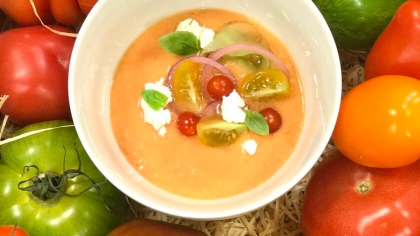 Gaspacho / Chèvre / Basilic