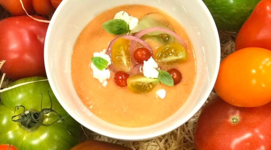 Gaspacho / Chèvre / Basilic