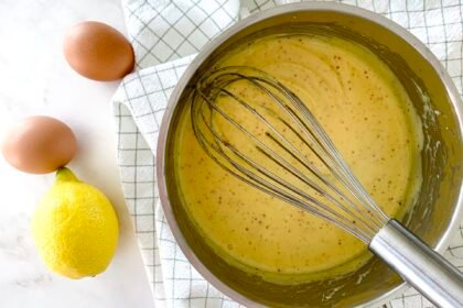 Sauce Hollandaise - Délicieuse sauce salée pour accompagner les plats