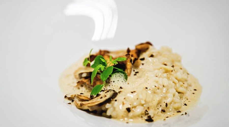 Risotto champignons - Noix de St Jacques
