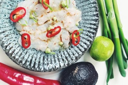 Ceviche de rouget grondin - Recette de poissons crus venue d'ailleurs