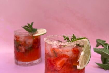 Mojito fraises • Leslie en Cuisine