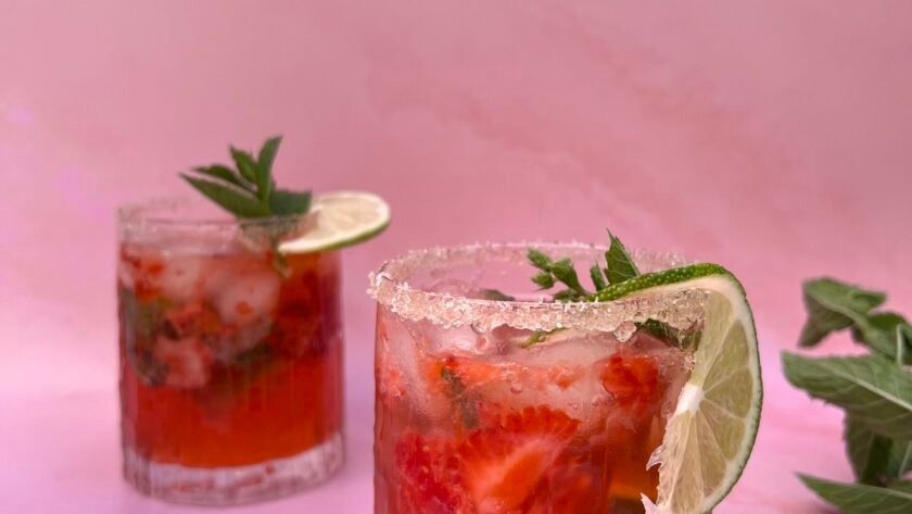 Mojito fraises • Leslie en Cuisine