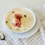 Crème d’asperges blanches et jambon Ganda • Leslie en Cuisine