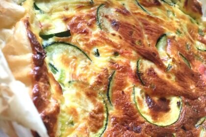 Quiche Saumon fumé Sauvage - courgette - chèvre