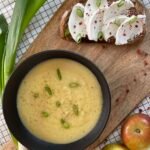 Potage de céleri rave et pommes