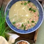 Potage chicons et crevettes grises • Leslie en Cuisine