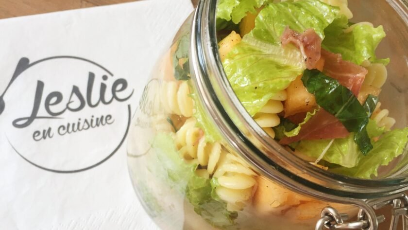 Fusilli melon - salade romaine