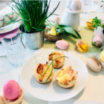 Mini quiche de Pâques façon asperges à la flamande • Leslie en Cuisine