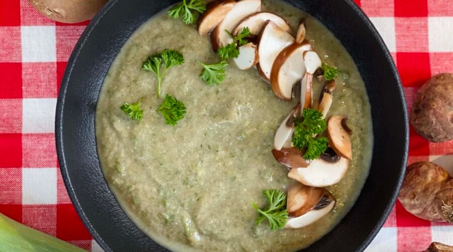 Potage champignons & topinambours - Velouté d'Annabelle Schachmes