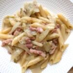 Penne lardons-chicon - Pâtes d'hiver qui réchauffe le coeur et les assiettes