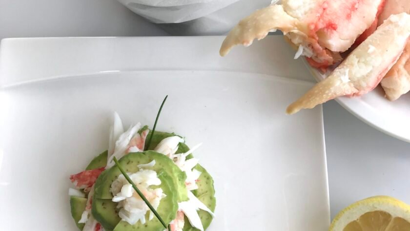King crabe Petrossian & avocat