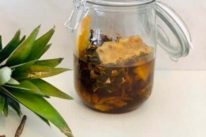 Sirop d’écorce d’ananas - On utilise tout dans le fruit ! Leslie en cuisine