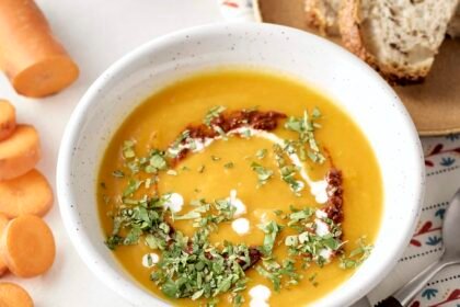 Potage potimarron, carottes et épices Indiennes  • Leslie en Cuisine