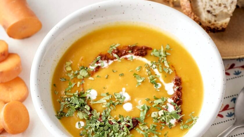 Potage potimarron, carottes et épices Indiennes  • Leslie en Cuisine