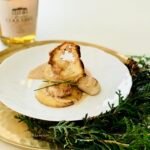 St Jacques flambées au Calvados