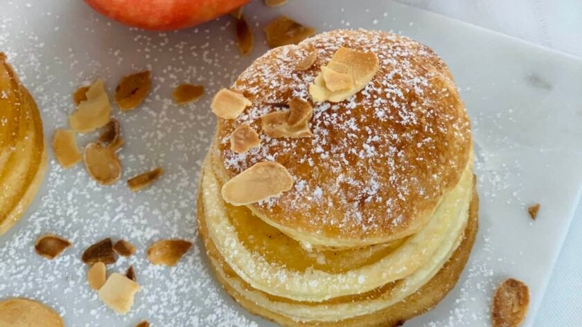 Millefeuille de pommes - Recette de dessert sucré par Leslie en cuisine