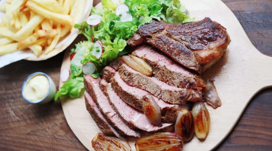 Steak argentin - frites - mayonnaise maison