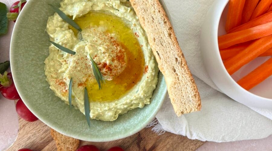 Dip avocat, feta et estragon • Leslie en Cuisine