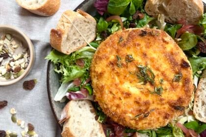 Camembert pané rôti • Leslie en Cuisine