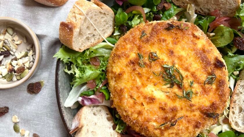 Camembert pané rôti • Leslie en Cuisine