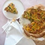 Quiche croustillante aux asperges vertes et coppa • Leslie en Cuisine