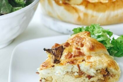 Quiche Chèvre - Lard - Giroles 