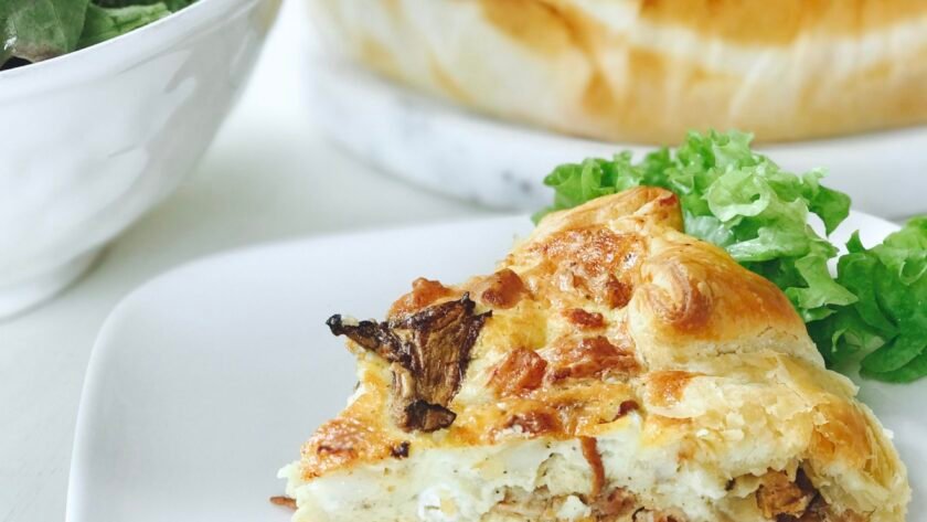 Quiche Chèvre - Lard - Giroles 