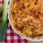Quiche Poireaux - Lardons - Emmental - Recette facile