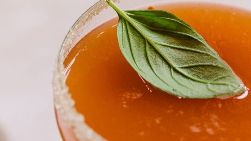 Mocktail 0 pêché • Leslie en Cuisine