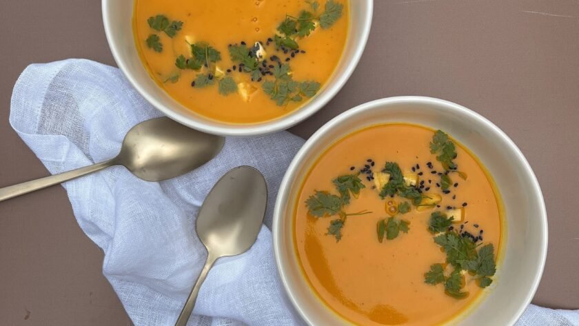 Potage poire et potimarron • Leslie en Cuisine
