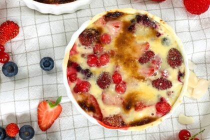 Gratin de fruits rouges - Dessert de mon enfance