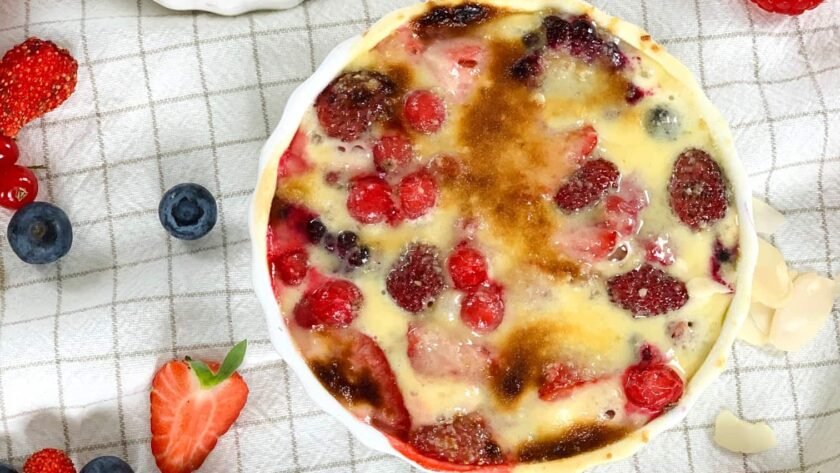 Gratin de fruits rouges - Dessert de mon enfance