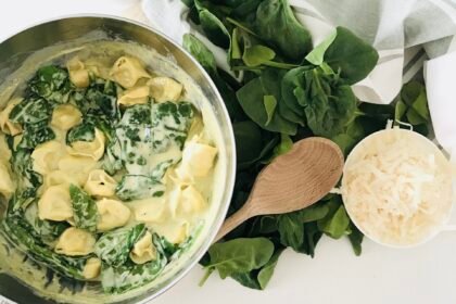 Ravioli Ricotta Pesto - Épinards
