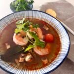 Potage crevettes et citronnelle • Leslie en Cuisine