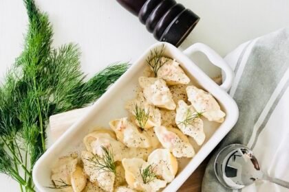 Conchiglioni farcis aux scampis • Leslie en Cuisine