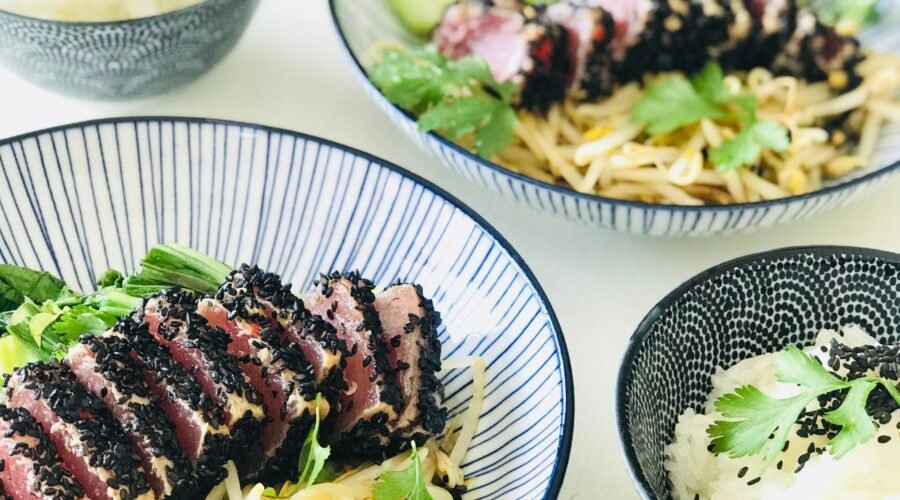 Tataki thon - Recette Japonisante aux doux parfums par Leslie en cuisine