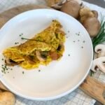 Omelette aux champignons des bois