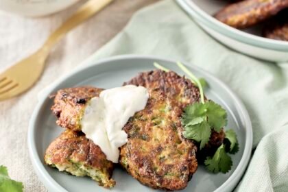 Beignets de courgette et feta • Leslie en Cuisine