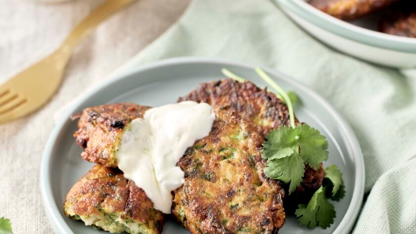 Beignets de courgette et feta • Leslie en Cuisine
