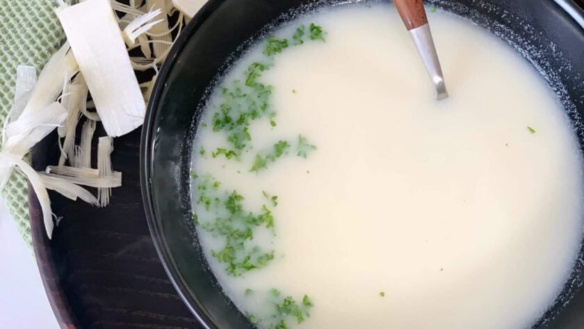 Velouté de queues et épluchures d'asperges • Leslie en Cuisine