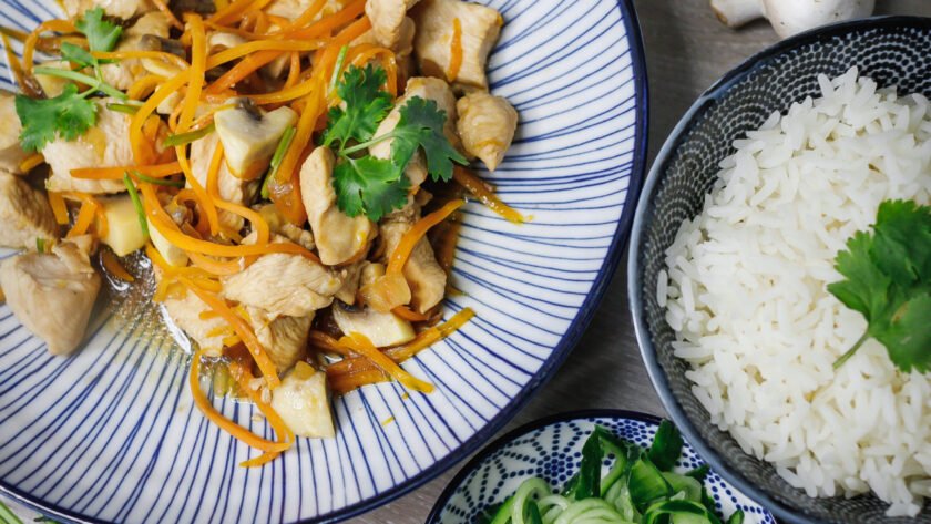 Wok de poulet • Leslie en Cuisine