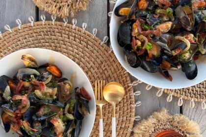 Moules à la crème de chorizo • Leslie en Cuisine