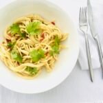 Fettuccini ail - Persil - Piment
